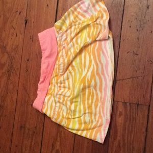 Pink & orange tiger stripped skirt